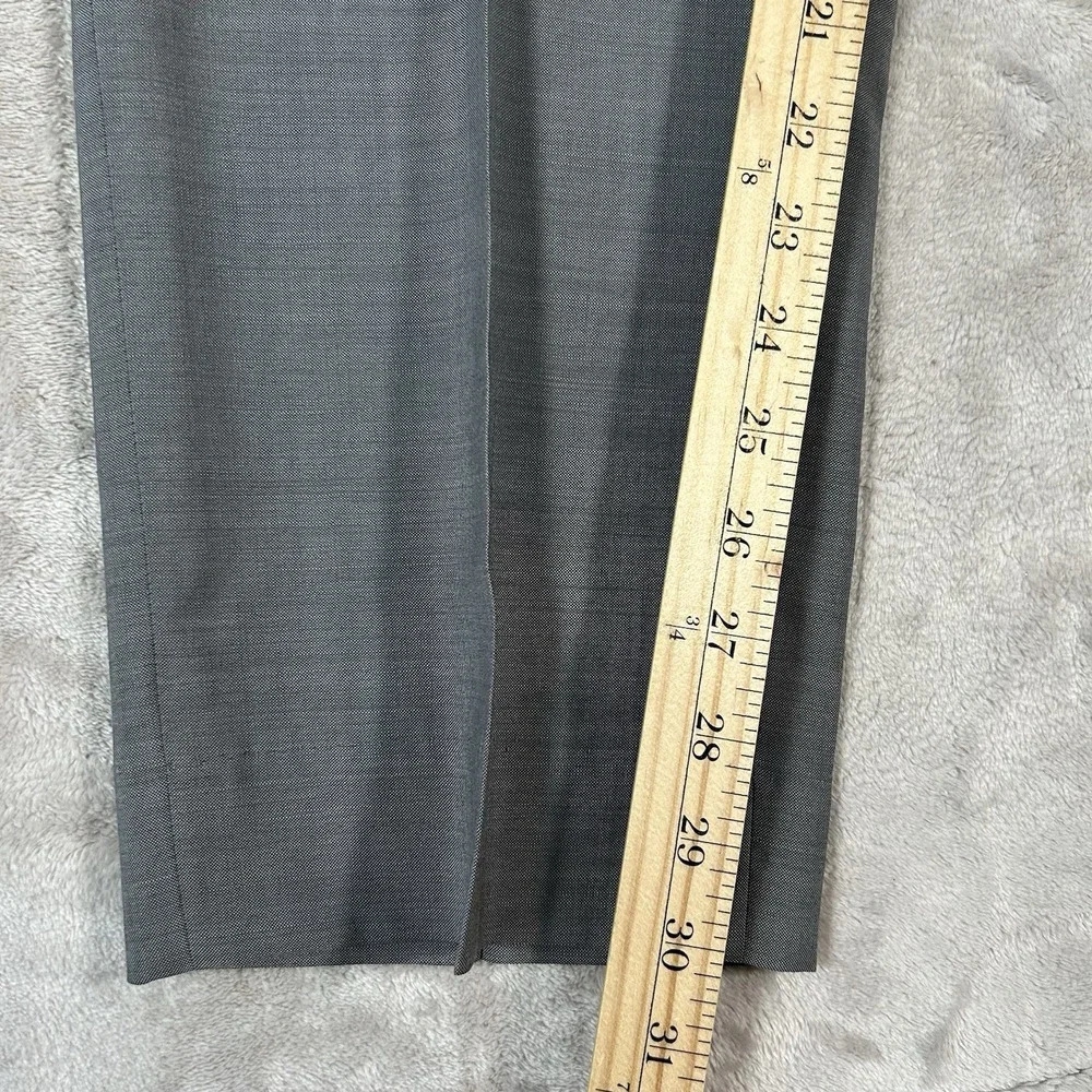 The Men's Store Bloomingdale's Pants Mens 38x30 Gray 100% Wool Made In Italy EUC